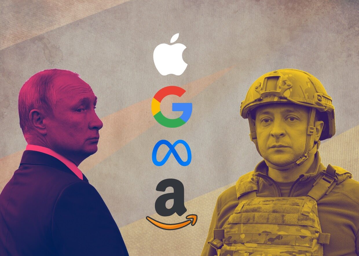 كيف استجابت شركات التّقنية للحرب الروسية الأوكرانية