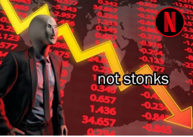 عن تقلص قاعدة مشتركي نتفلكس لأول مرة وحلول الشركة لإعادة تمديدها