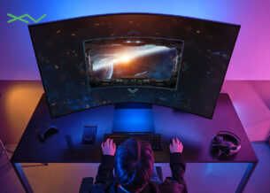 سامسونج تطلق شاشة أوديسي أرك الجيل الثاني للألعاب